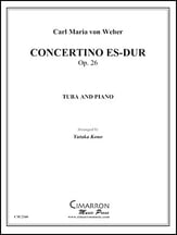 Concertino Es-Dur Tuba and Piano P.O.D. cover